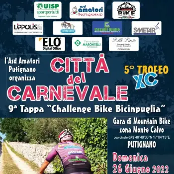 Bicinpuglia va a Putignano: domenica c'è il 5° Trofeo del Carnevale